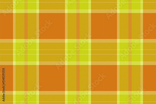 Vibrant orange and lime green plaid pattern.  Perfect for textile design, website backgrounds, or autumnal themed projects.  This cheerful, repeating texture evokes feelings of warmth and energy.
