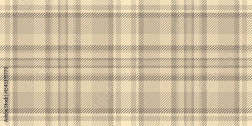 Subtle beige and taupe plaid pattern.  Elegant, neutral textile design ideal for fashion, home decor, and website backgrounds.  Conveys warmth, sophistication, and classic style.