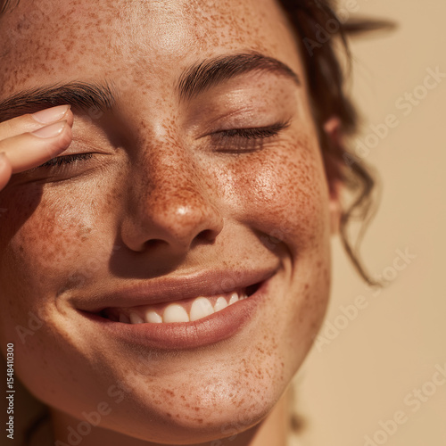 close up portrait of a young woman