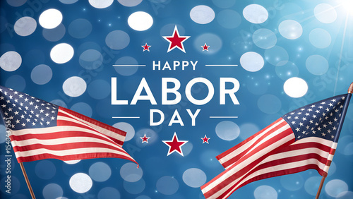 Happy Labor Day A Generated AI Festive Image