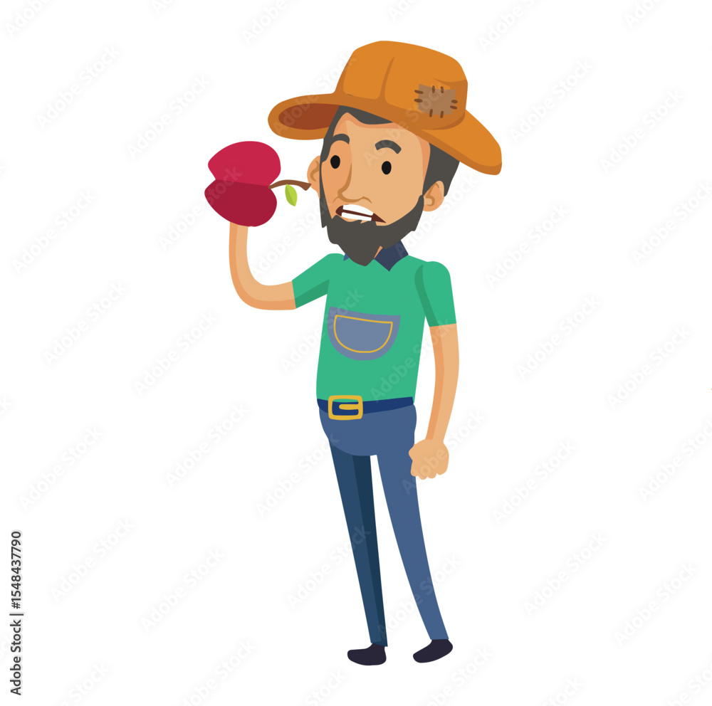 Farmer Cartoon Character Farmer Cartoon Character