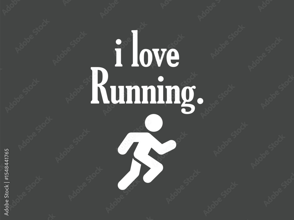 I love running classic fitness t shirt design for passionate runners and joggers I love running classic fitness t shirt design for passionate runners and joggers