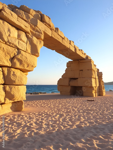 Monumento Natural Tombolo de Trafalgar, Barbate, Andalusia, Spai