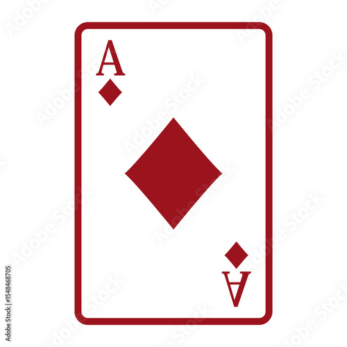 Poker card symbol