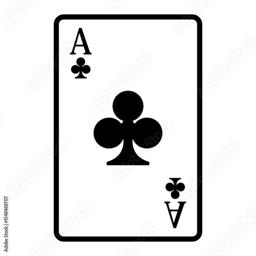 Poker card symbol