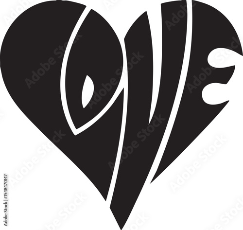 Love Heart Design vector