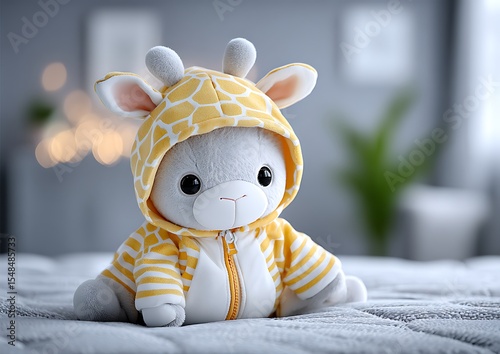 Soft giraffe plush toy
