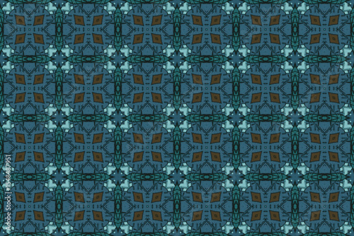 Seamless Digital Perspective Background Shape Endless Fashion Template Texture Symmetric Textile Tile Decoration Geometric Graphic Wallpaper Design Visual Cloth Interior Fabric Art Luxury Pattern.