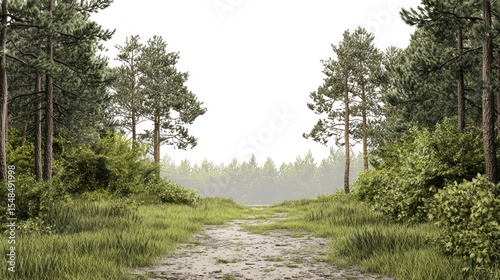 Forest path landscape
