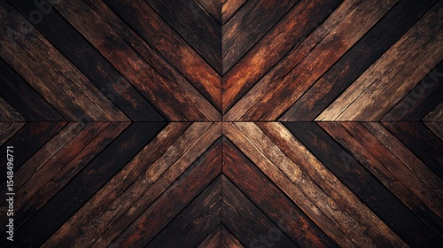 Geometric wood pattern background