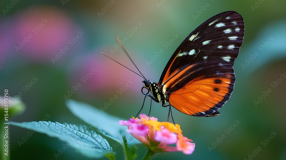 Butterfly Resting on Flower Butterfly Resting on Flower