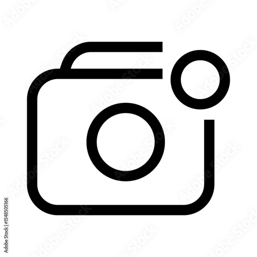 camera notification icon on white background