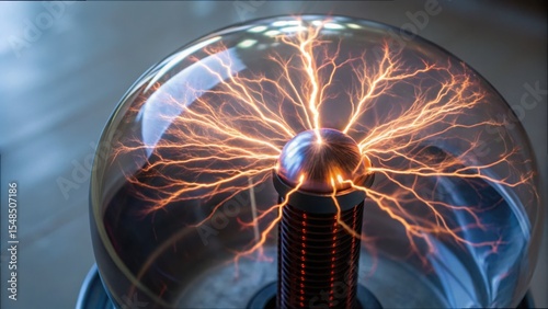 Heated Plasma Under Magnetic Field with Electric Discharges