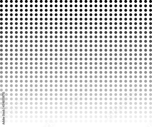 Square mesh formed by points with gradient and transparency