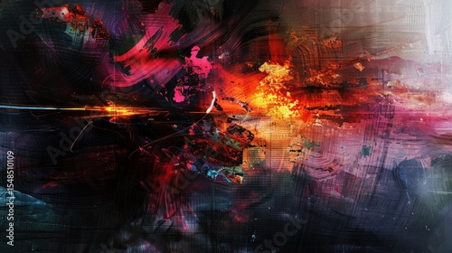 Abstract artwork with blended colors and textures suitable for digital design