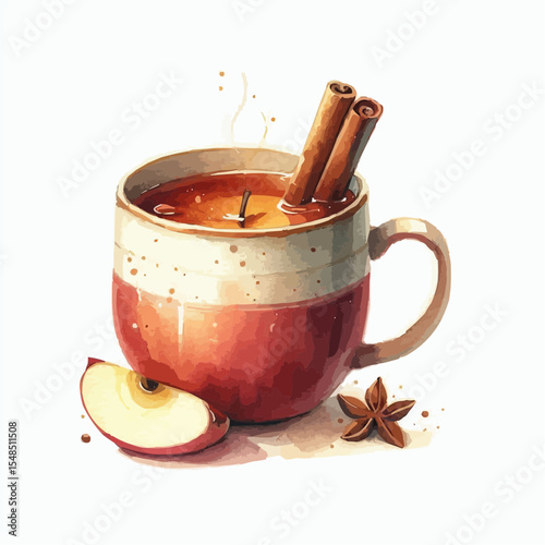 mulled wine with spices