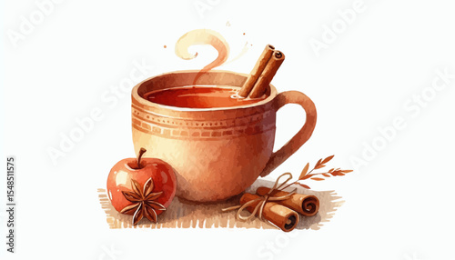 mulled wine with spices