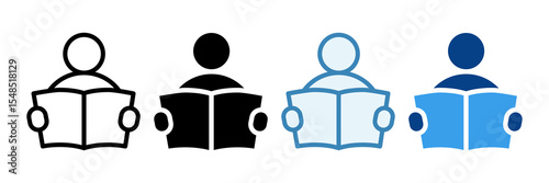 Study  Icon Set Multiple Style Collection