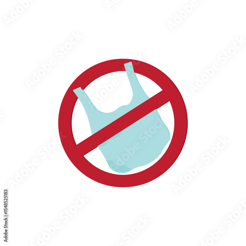 Stop Plastic Pollution icon. World Environment day concept vector