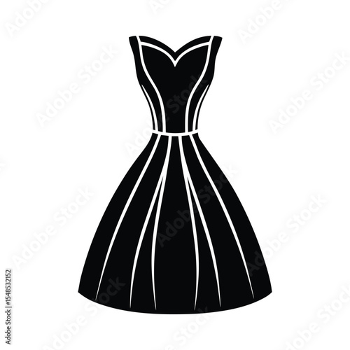 wedding dress vector