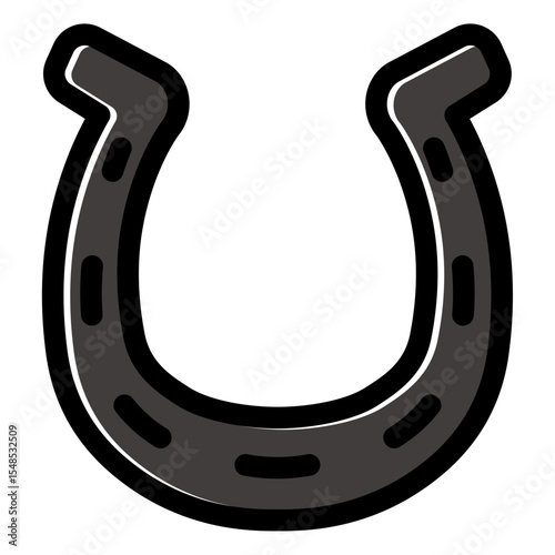 horseshoe vector illustration