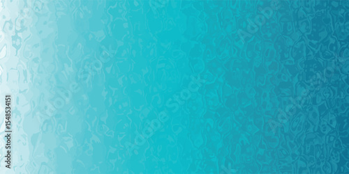Blue water with ripples on the surface. Defocus blurred transparent blue colored clear calm water surface texture with splashes and bubbles.