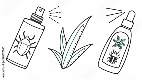 Paintbrushes and art supplies with a green, leafy plant design, symbolizing nature's artistic inspiration