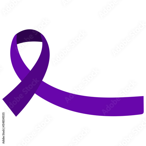 Dementia Awareness Purple Ribbon