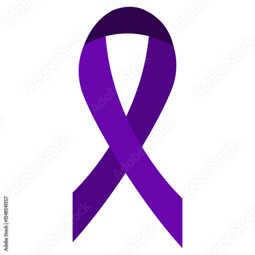 Dementia Awareness Purple Ribbon