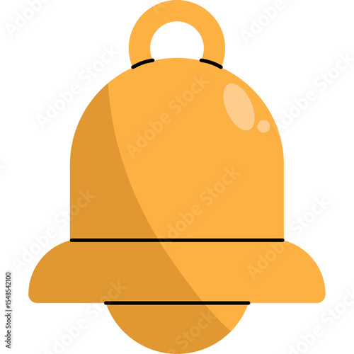 Flat Style Christmas Bells Decoration