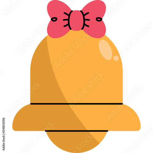 Flat Style Christmas Bells Decoration
