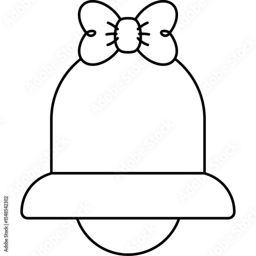Flat Style Christmas Bells Decoration