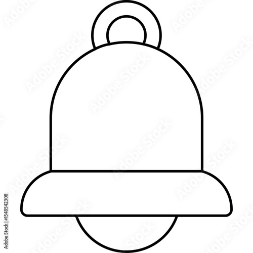 Flat Style Christmas Bells Decoration