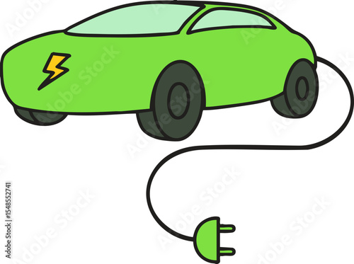 친환경 전기 자동차 벡터 이미지
Vector images of electric vehicles
