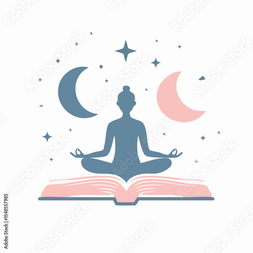 yoga in the lotus position