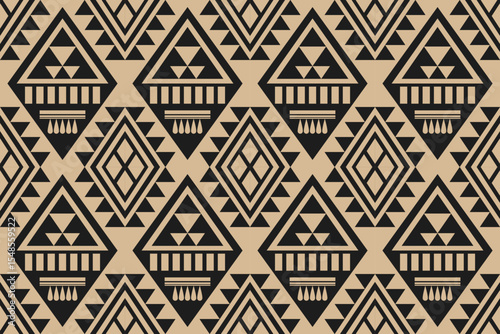 Ethnic geometric seamless pattern abstract pattern vector design for all types of printing and Textiles