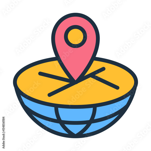 Digital Land Icon