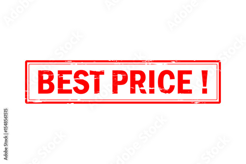 BEST PRICE ! - BEST PRICE text written on Red Rubber Stamp 
