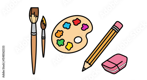 Art Supplies Set for Creative Learning