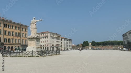 Livorno,Italy,2025,june,10th, view of the Piazza della Repubblica square