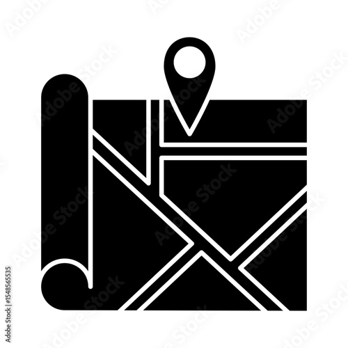 Map Icon Black