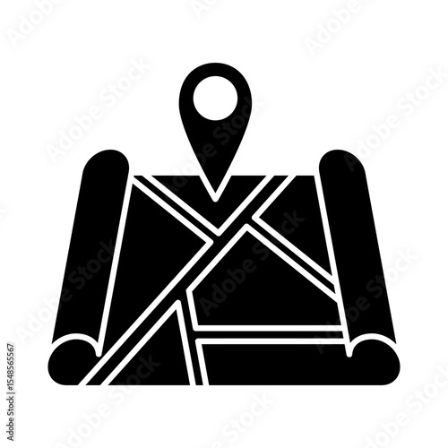 Map Icon Black