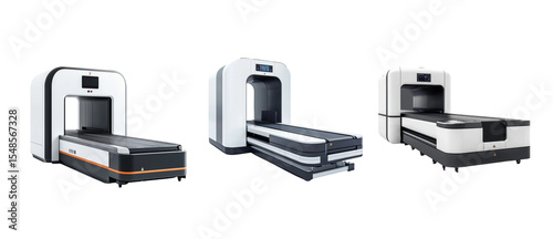 Advanced Medical Imaging Equipment Against a Clean Background in Studio Setting