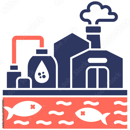 Water Pollution Icon