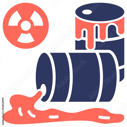 Radioactive Leak Icon