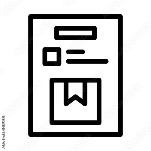 inventory. This is a vector single icon with a line style. Suitable for any purpose, such as website design, mobile app design, logo design, pattern design, etc.