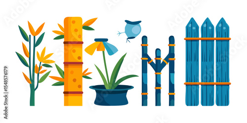Minimalist Indoor Plant Icons - Succulent, Cactus, Bonsai, Photos.