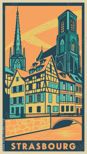 Strasbourg Sojourn - A Vintage Glimpse of Alsace Charm