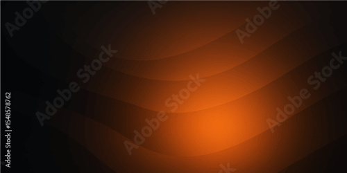 Abstract orange and yellow waves illustrate a futuristic, glowing design with energetic motion
