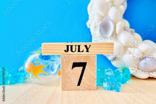 7月の海のイメージ